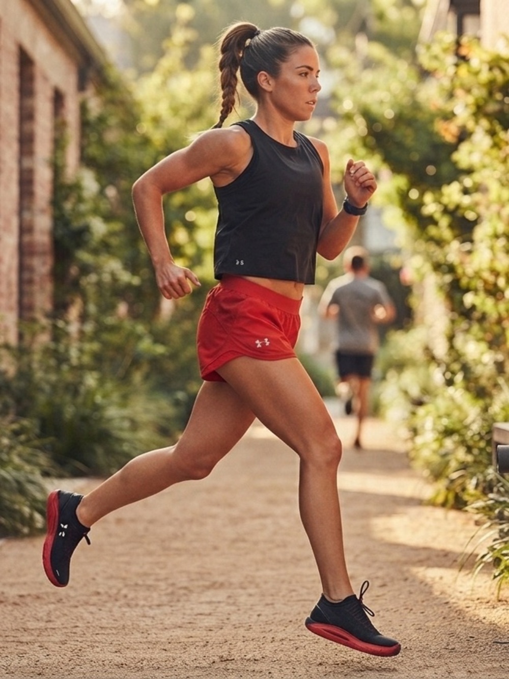 Under Armour Women's Red Athletic Running Shorts
